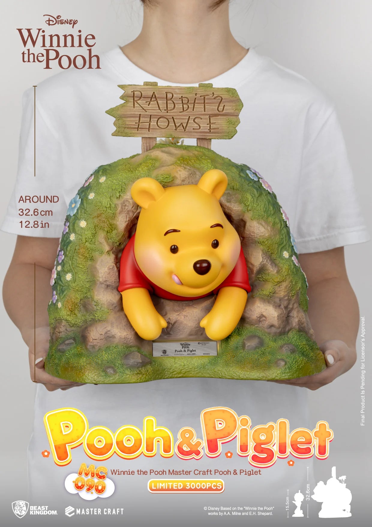 WINNIE L'OURSON - Winnie & Porcinet - Statuette Master Craft 32.6cm