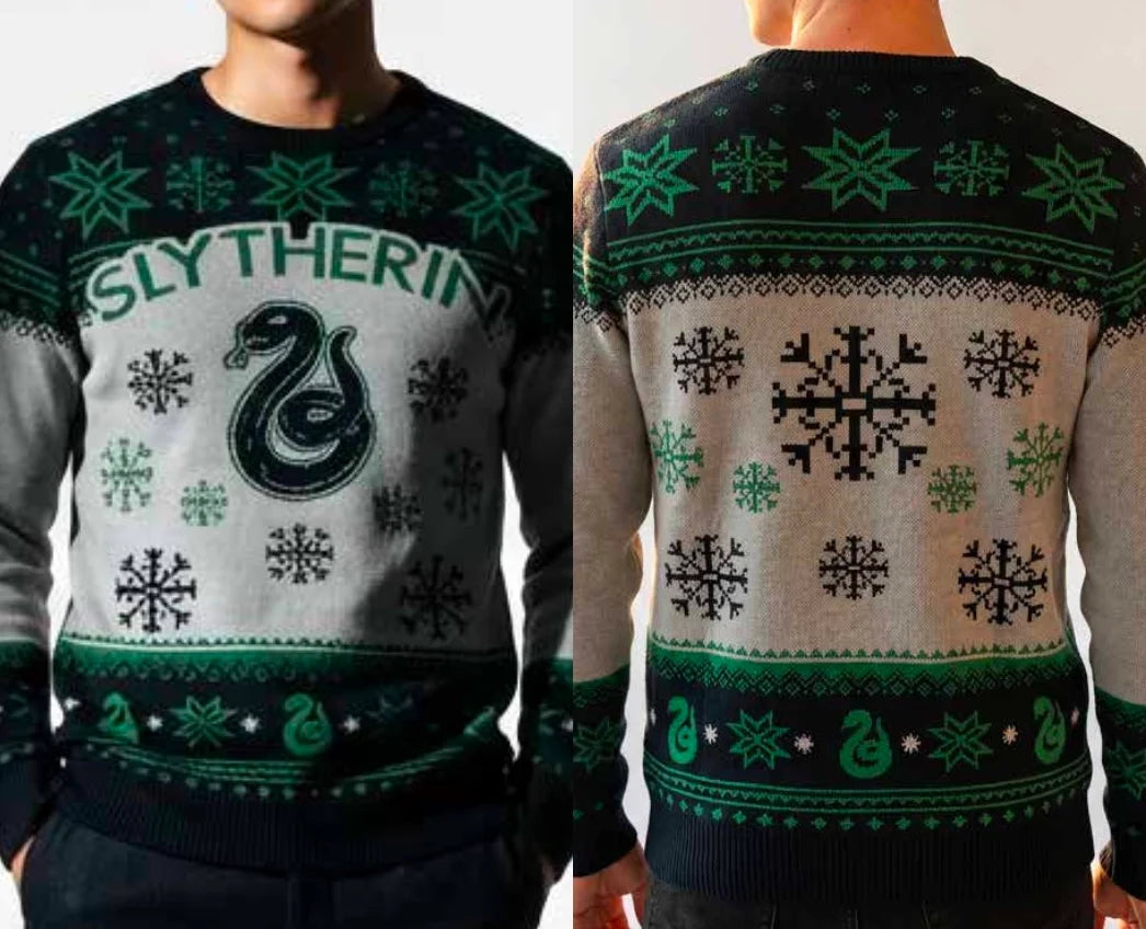 HARRY POTTER - Serpentard - Pull de Noël Homme