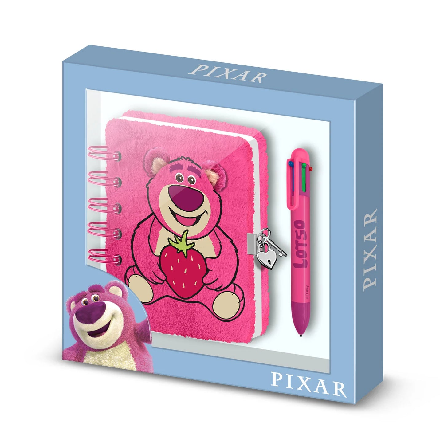 Gift Box journal intime fourrure Lotso Toy Story Disney Pixar - Set collector officiel