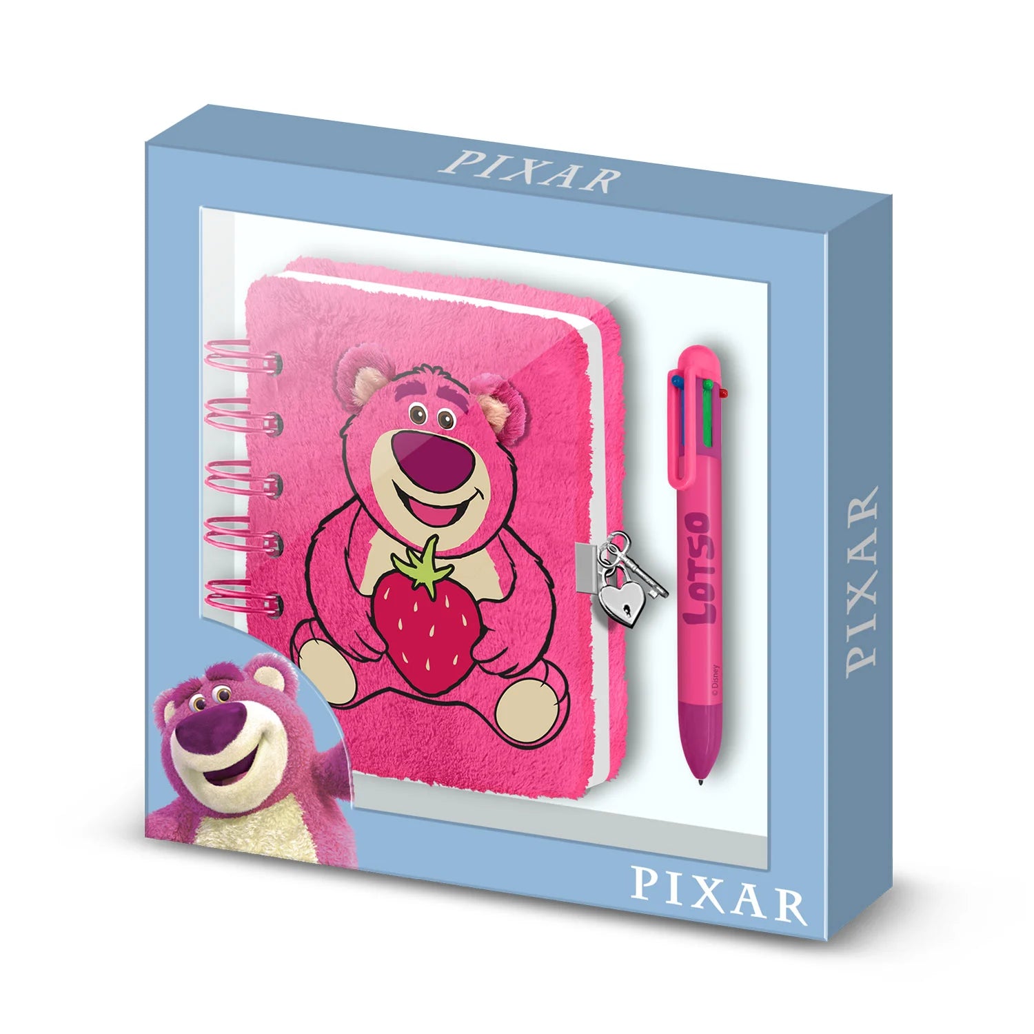 Gift Box journal intime fourrure Lotso Toy Story Disney Pixar - Set collector officiel