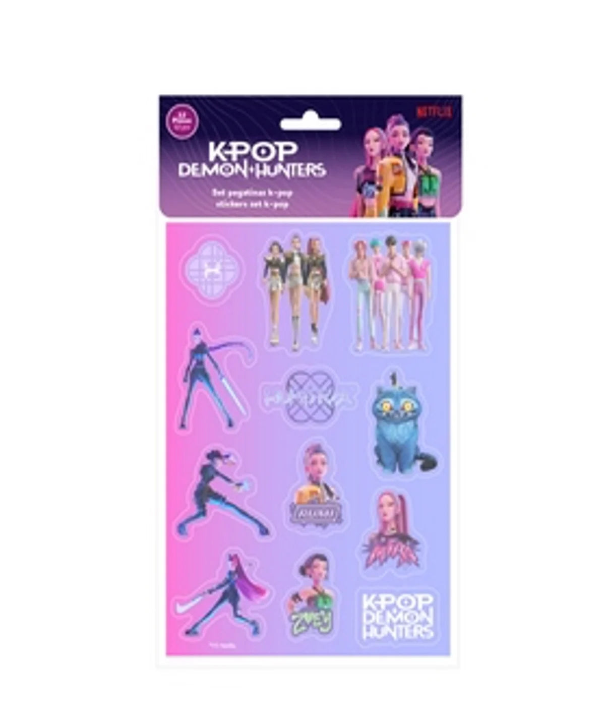 K-POP DEMON HUNTERS - Set de Stickers (12pc)