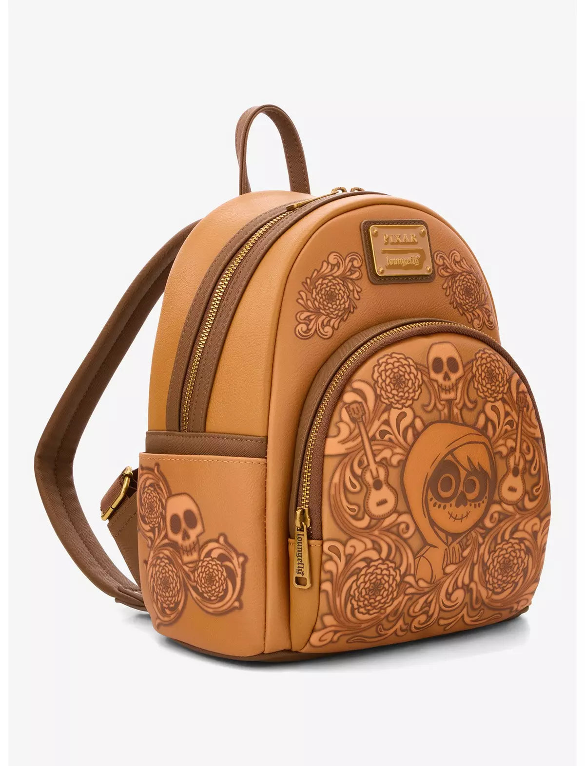 Loungefly Disney Pixar Coco Floral Miguel Tonal Mini Backpack - BoxLunch Exclusive