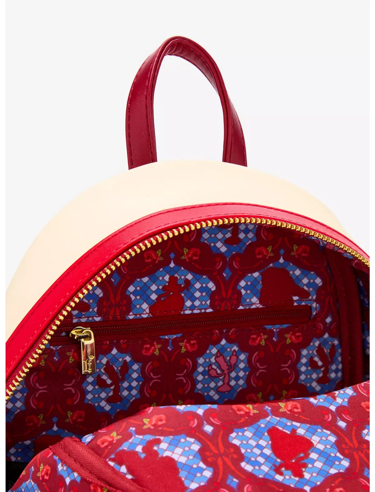 Mini Sac à Dos Loungefly Belle Vitrail Enchanté