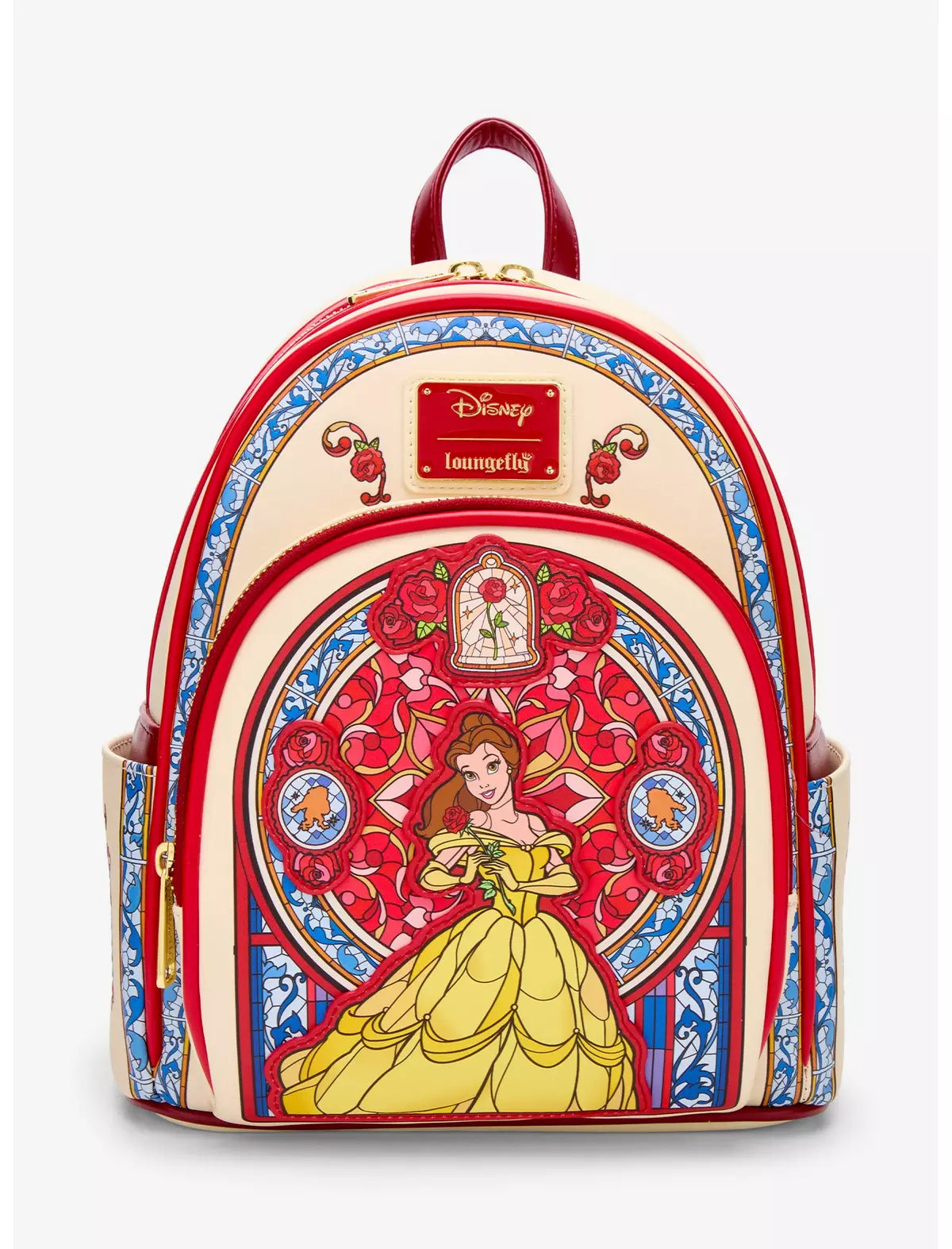 Mini Sac à Dos Loungefly Belle Vitrail Enchanté