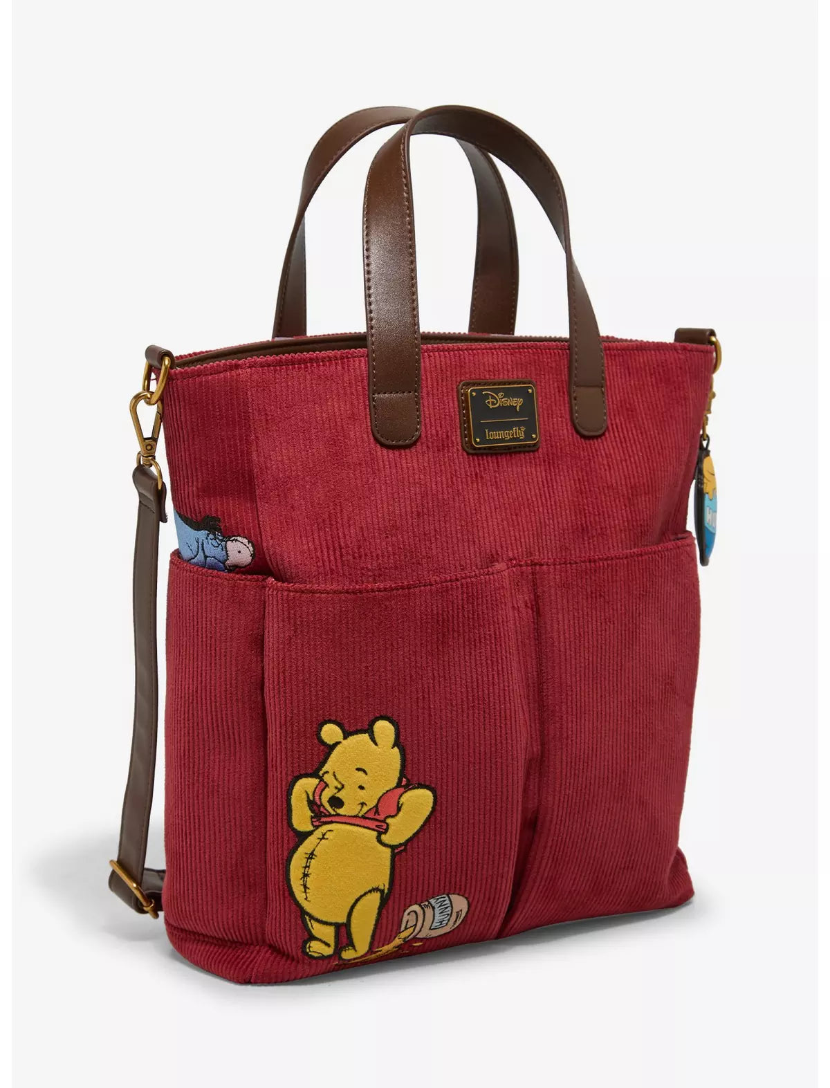 Loungefly Disney Winnie the Pooh Corduroy Tote Bag - BoxLunch Exclusive