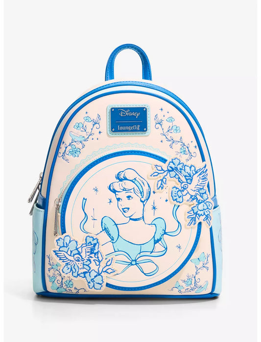 Loungefly Disney Cinderella Tonal Portrait Mini Backpack - BoxLunch Exclusive