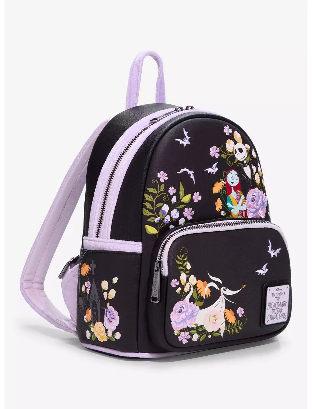 Loungefly Disney The Nightmare Before Christmas Floral Mini Backpack — BoxLunch Exclusive