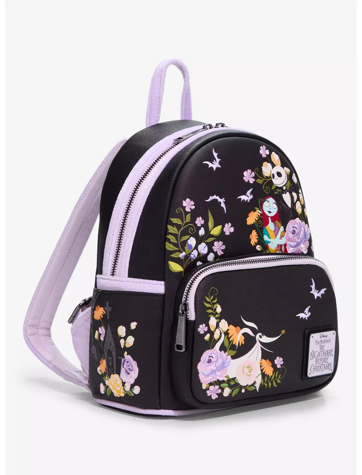 Loungefly Disney The Nightmare Before Christmas Floral Mini Backpack — BoxLunch Exclusive