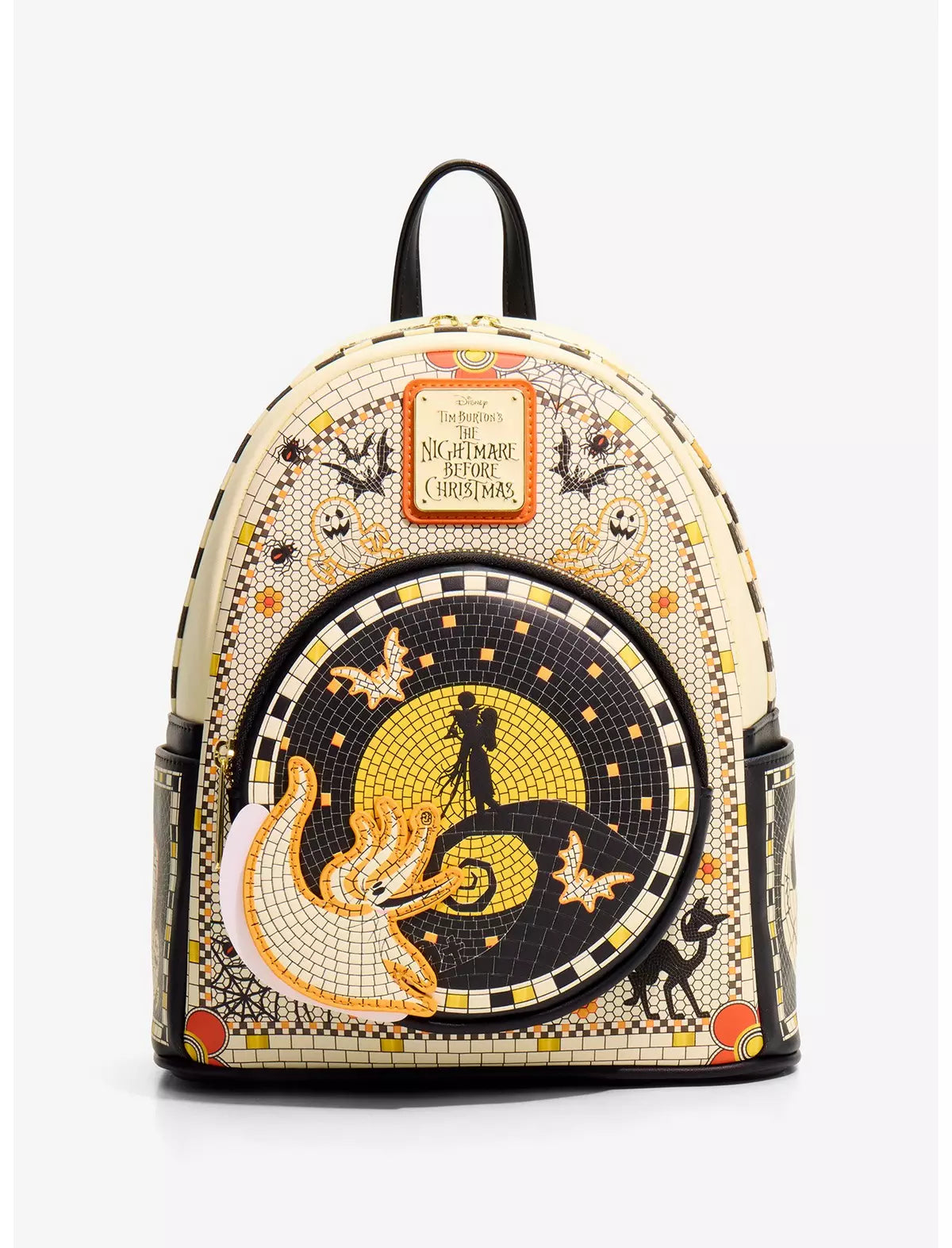 Loungefly Disney The Nightmare Before Christmas Mosaic Mini Backpack - BoxLunch Exclusive