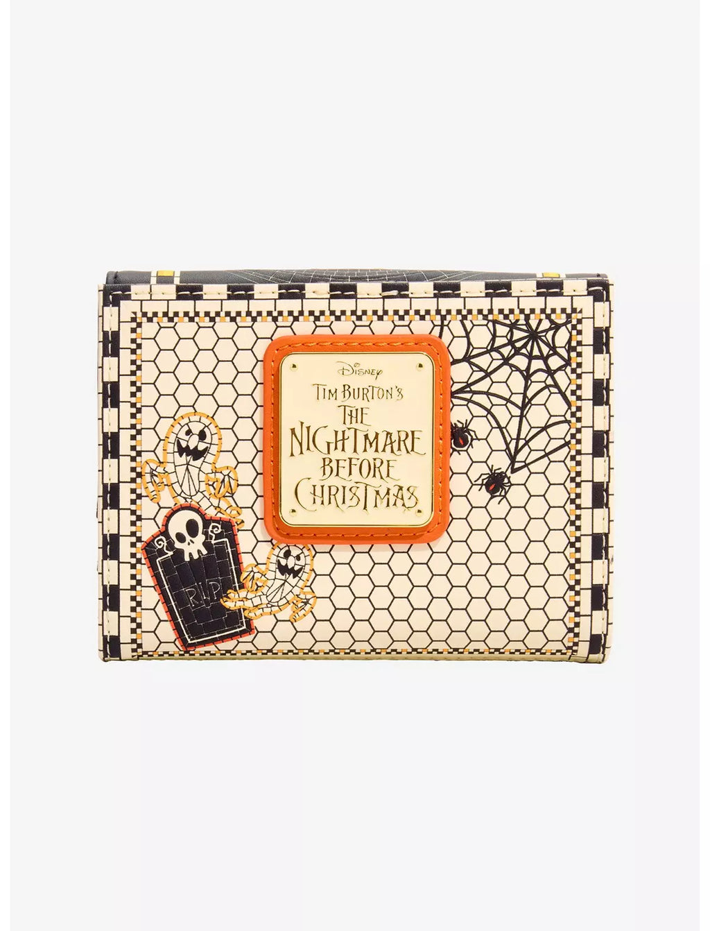 Loungefly Disney The Nightmare Before Christmas Mosaic Hill Scene Wallet - BoxLunch Exclusive