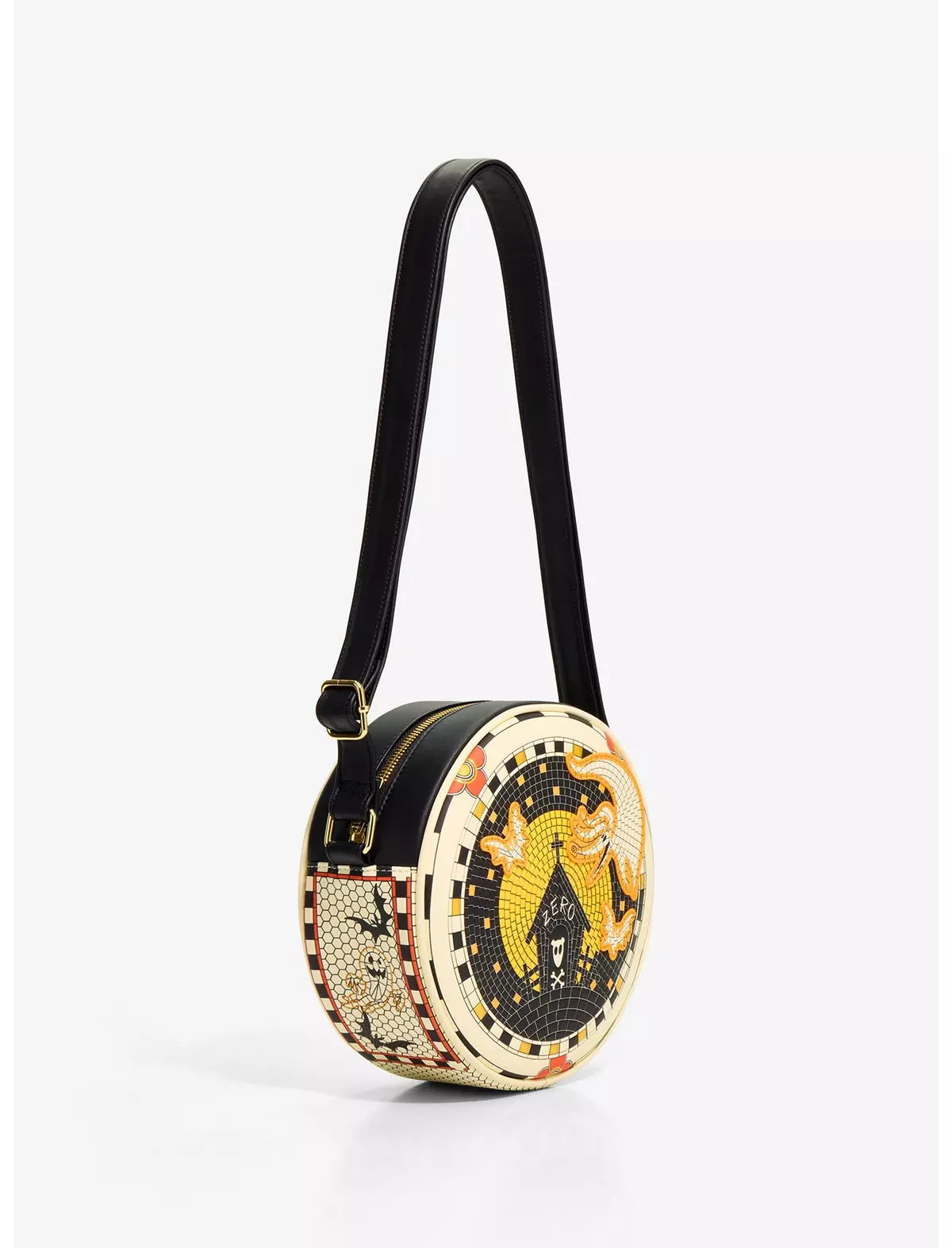 Loungefly Disney The Nightmare Before Christmas Zero Mosaic Crossbody Bag - BoxLunch Exclusive