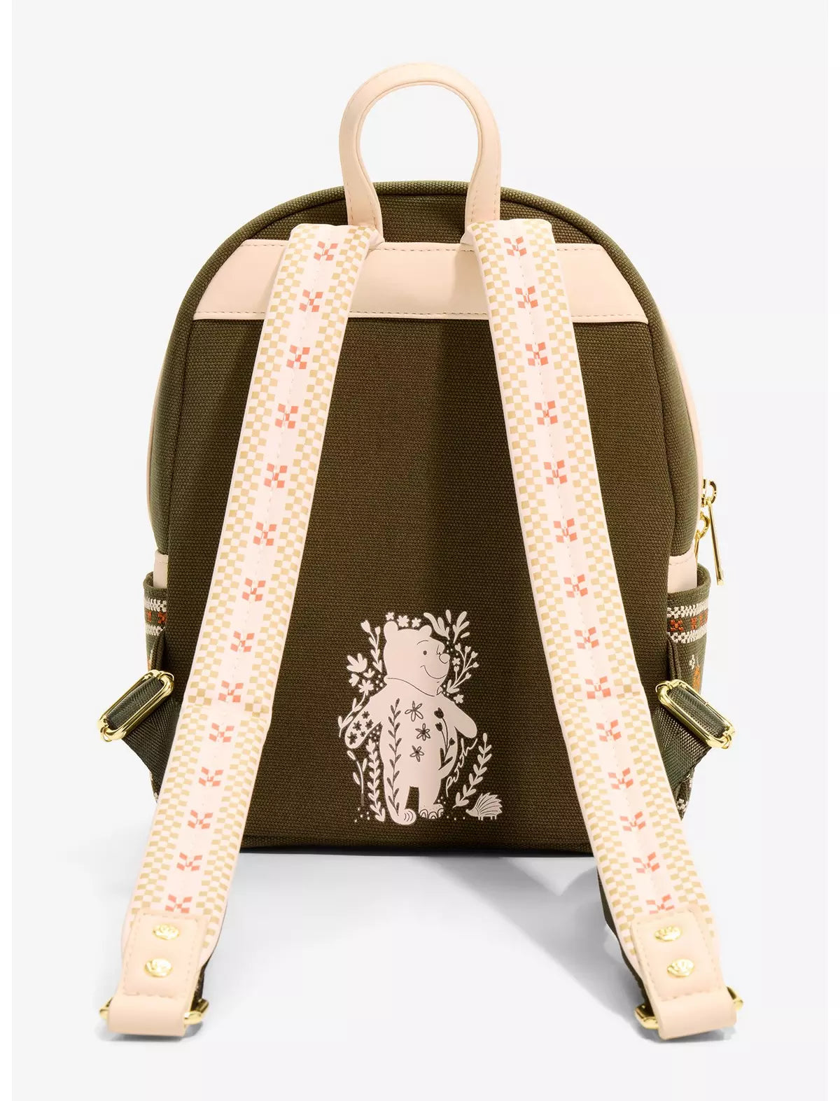Loungefly Disney Winnie the Pooh Floral Cross Stitch Mini Backpack - BoxLunch Exclusive