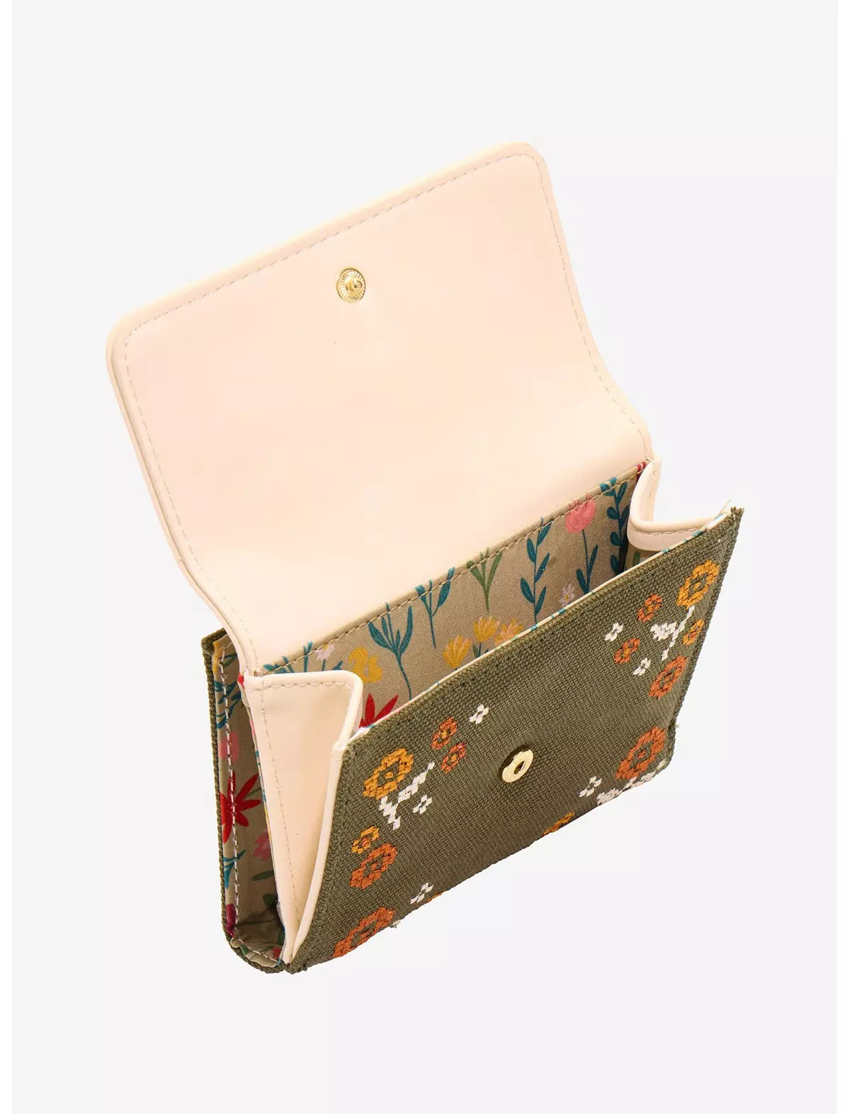 Loungefly Disney Winnie the Pooh Floral Cross Stitch Wallet - BoxLunch Exclusive