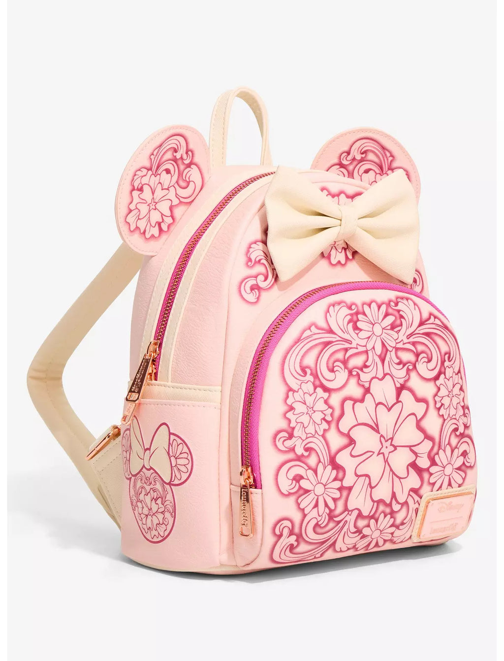 Loungefly Disney Minnie Mouse Floral Ears Mini Backpack - BoxLunch Exclusive