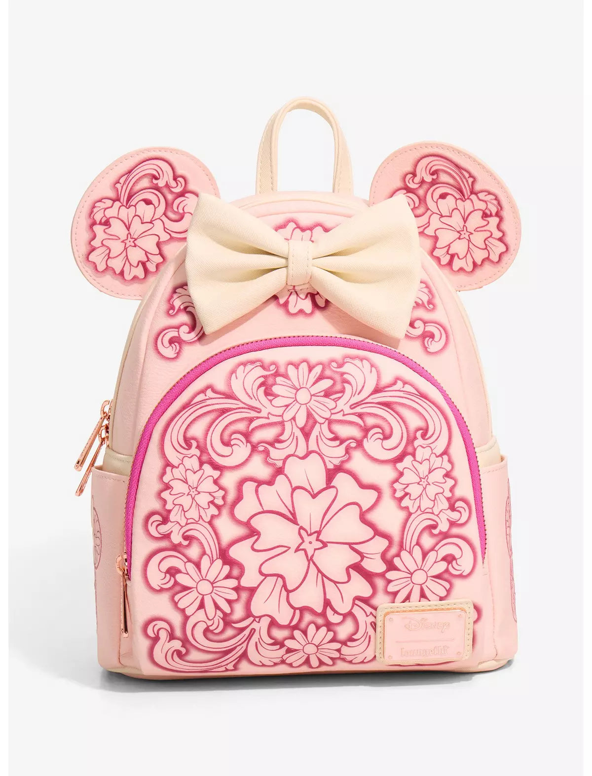 Loungefly Disney Minnie Mouse Floral Ears Mini Backpack - BoxLunch Exclusive