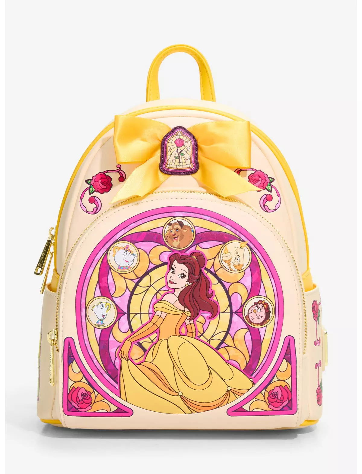 Disney La Belle et la Bête - Belle - Mini sac à dos motif vitrail - Exclusivité BoxLunch