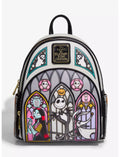 Loungefly Disney The Nightmare Before Christmas Stained Glass Mini Backpack — BoxLunch Exclusive