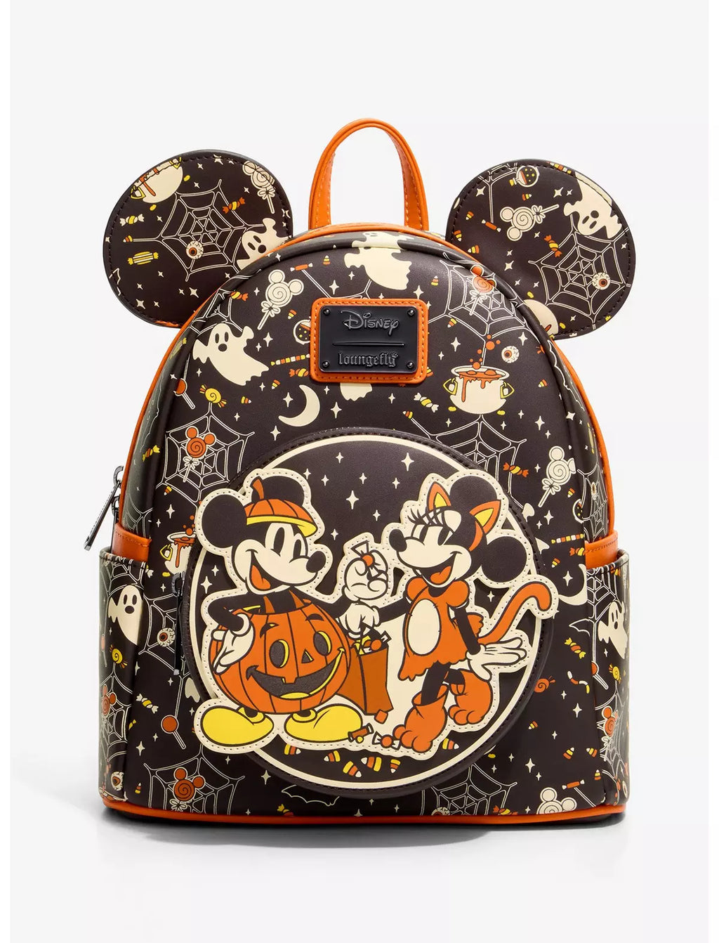 Loungefly Disney Mickey & Minnie Halloween Costumes Glow-in-the-Dark Mini Backpack - BoxLunch Exclusive