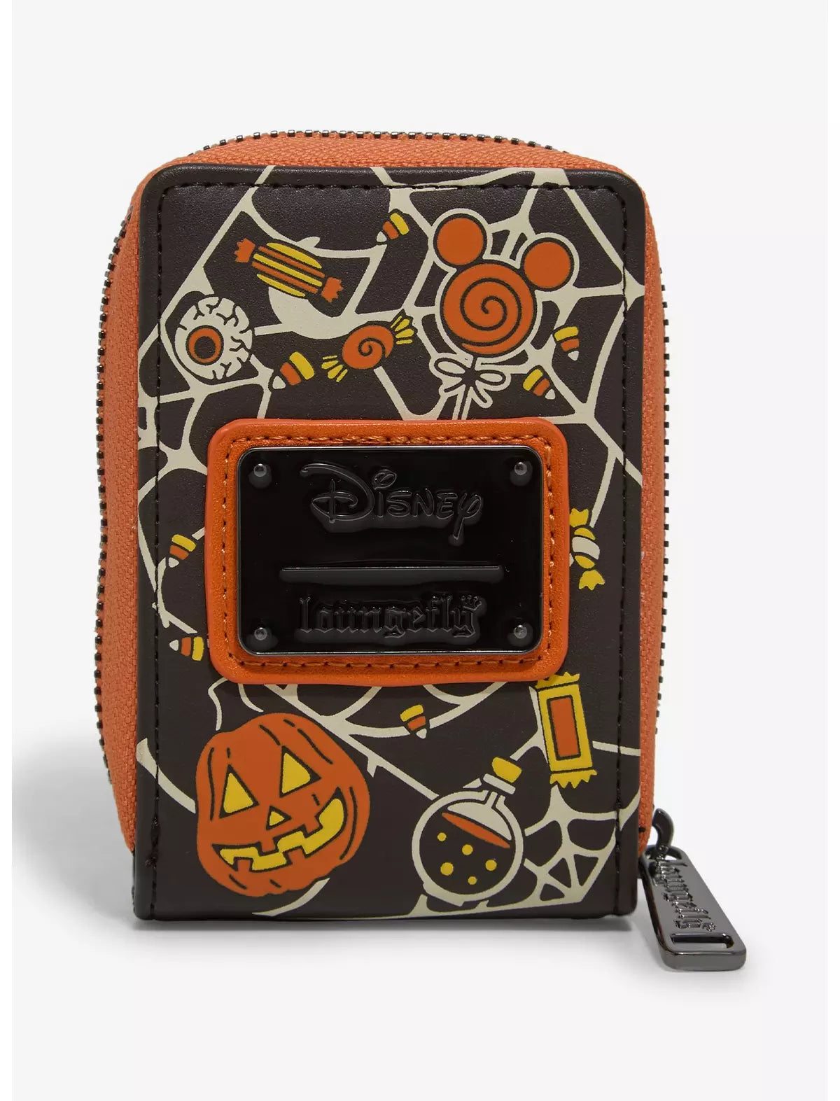 Loungefly Disney Mickey & Minnie Halloween Costumes Glow-in-the-Dark Accordion Wallet - BoxLunch Exclusive