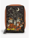 Loungefly Disney Mickey & Minnie Halloween Costumes Glow-in-the-Dark Accordion Wallet - BoxLunch Exclusive