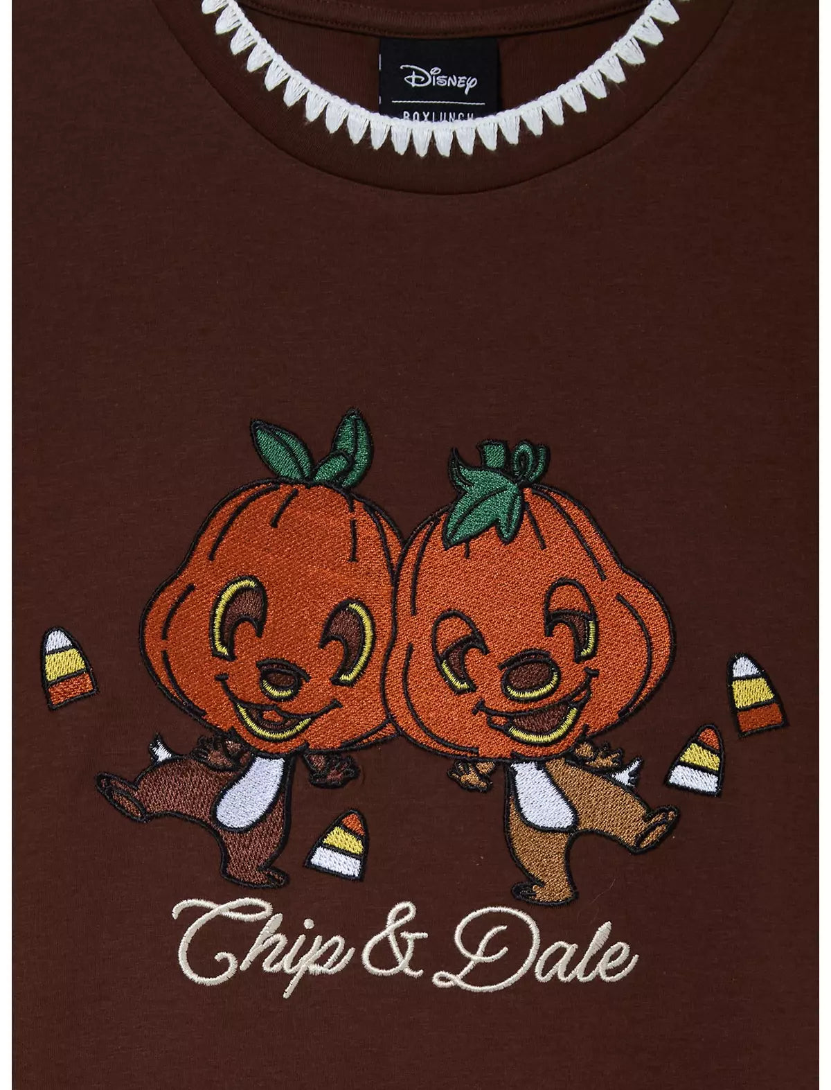 Disney Chip & Dale Pumpkin Halloween Women's T-Shirt — BoxLunch Exclusive
