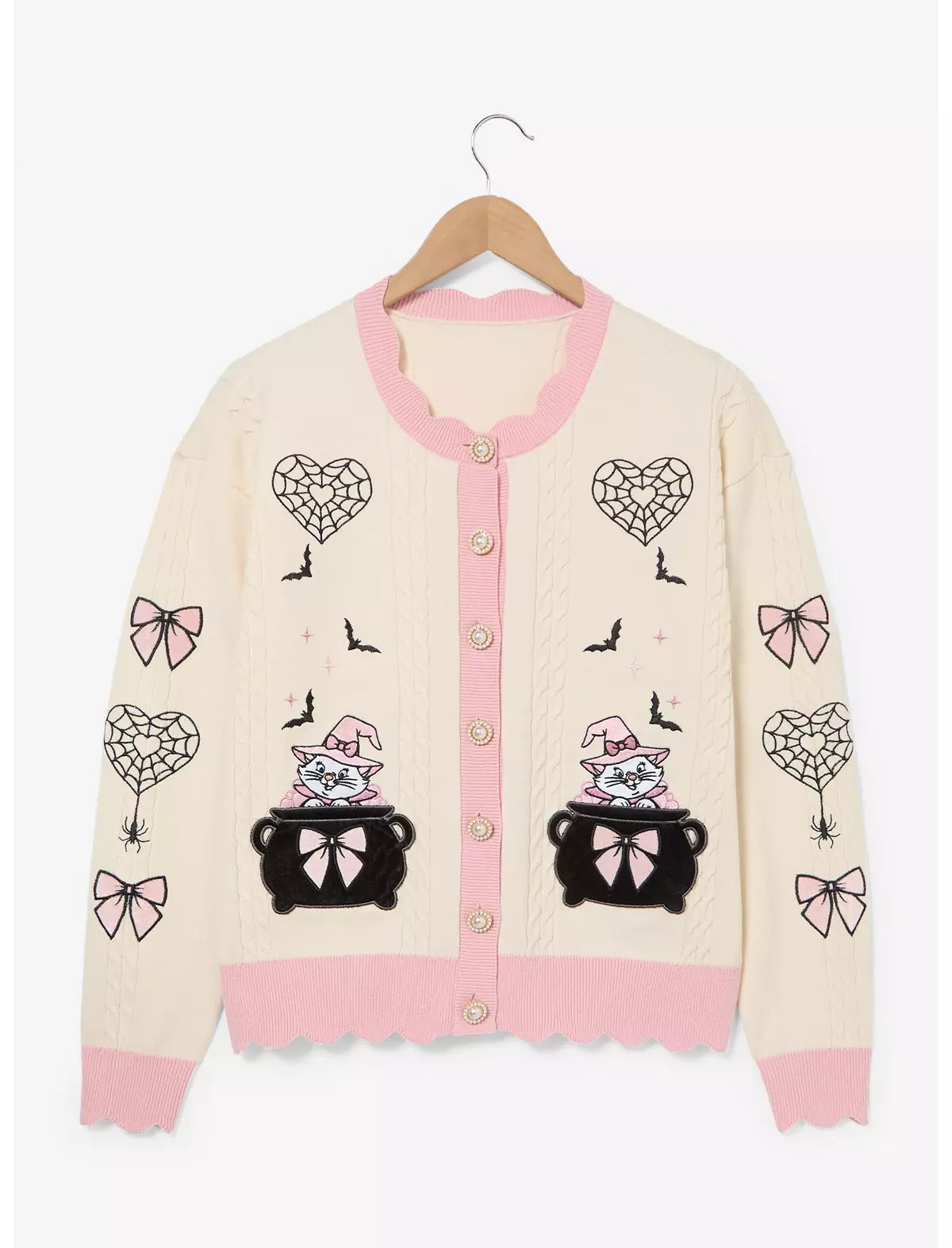 Disney The Aristocats Marie Halloween Icons Women's Cardigan - BoxLunch Exclusive
