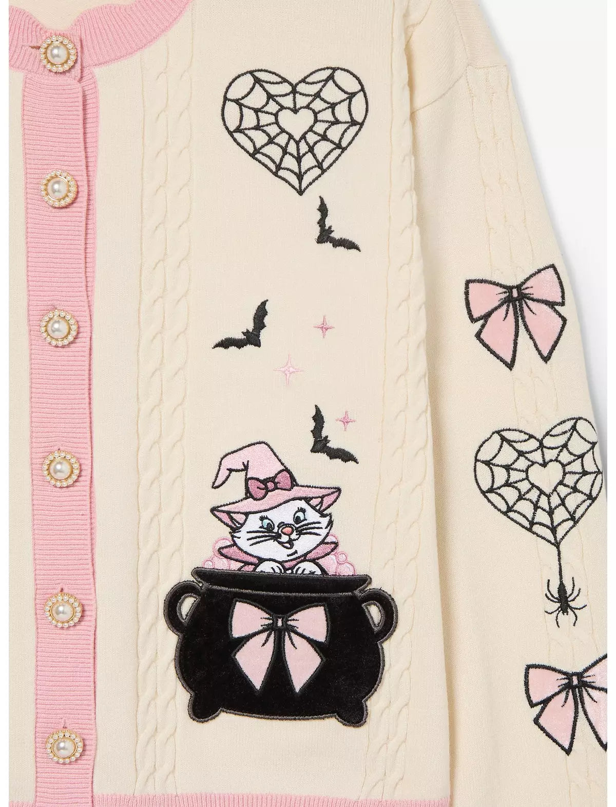 Disney The Aristocats Marie Halloween Icons Women's Cardigan - BoxLunch Exclusive