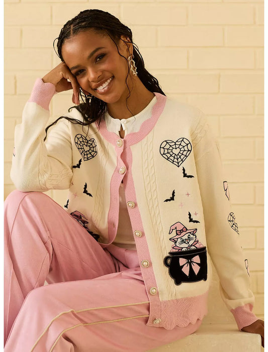 Disney The Aristocats Marie Halloween Icons Women's Cardigan - BoxLunch Exclusive