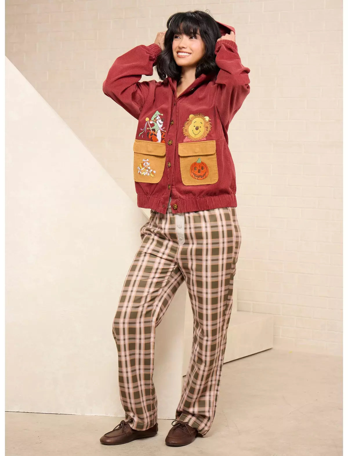 Disney Winnie the Pooh Halloween Women's Corduroy Jacket - BoxLunch Exclusive