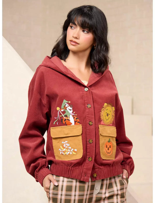 Disney Winnie the Pooh Halloween Women's Corduroy Jacket - BoxLunch Exclusive