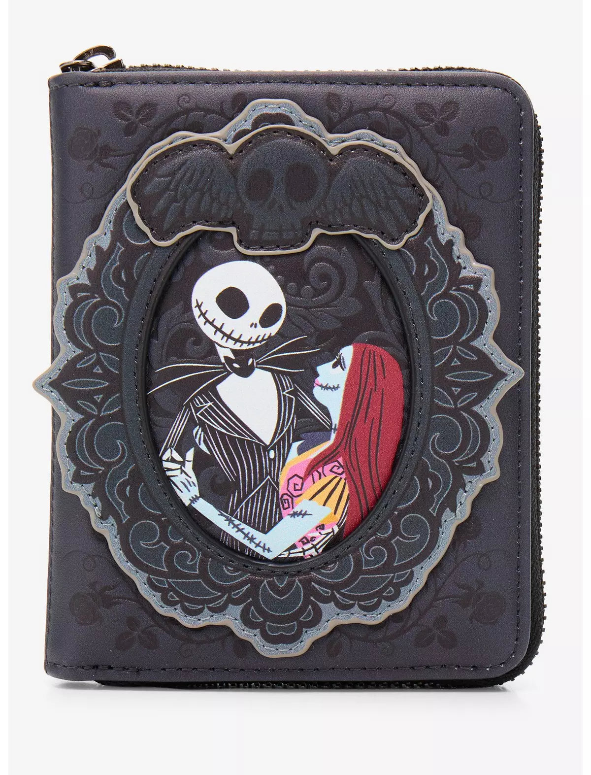 Loungefly Disney The Nightmare Before Christmas Jack and Sally Lovers Portrait Accordion Wallet - BoxLunch Exclusive
