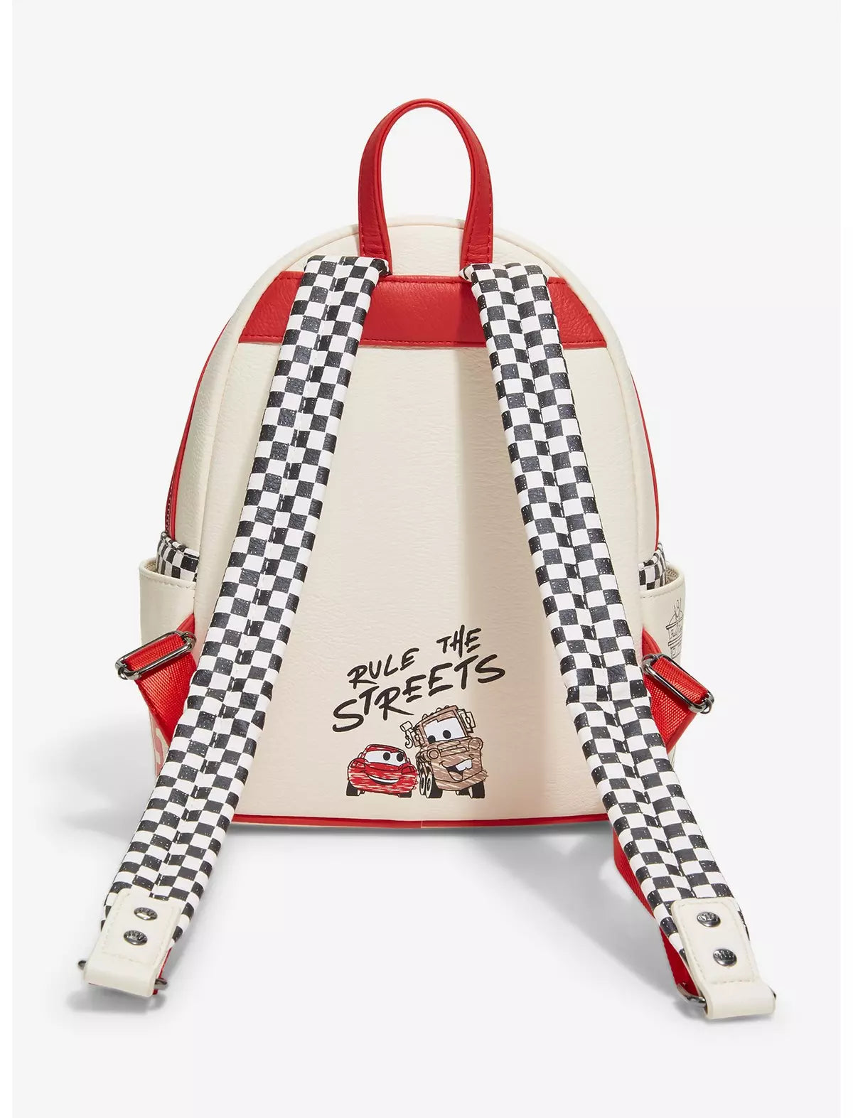 Loungefly Disney Pixar Cars Lightning McQueen & Mater Doodles Mini Backpack - BoxLunch Exclusive