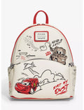 Loungefly Disney Pixar Cars Lightning McQueen & Mater Doodles Mini Backpack - BoxLunch Exclusive