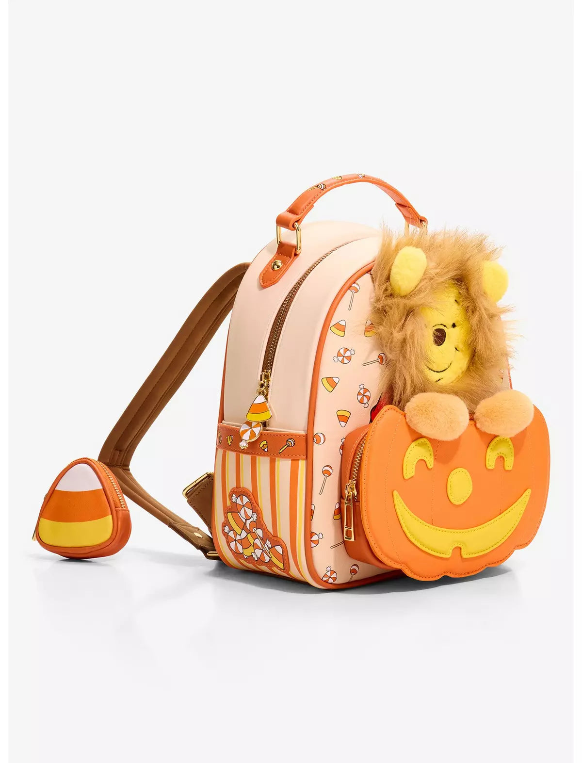 Disney Winnie the Pooh Lion Pooh Bear Pumpkin Mini Backpack — BoxLunch Exclusive