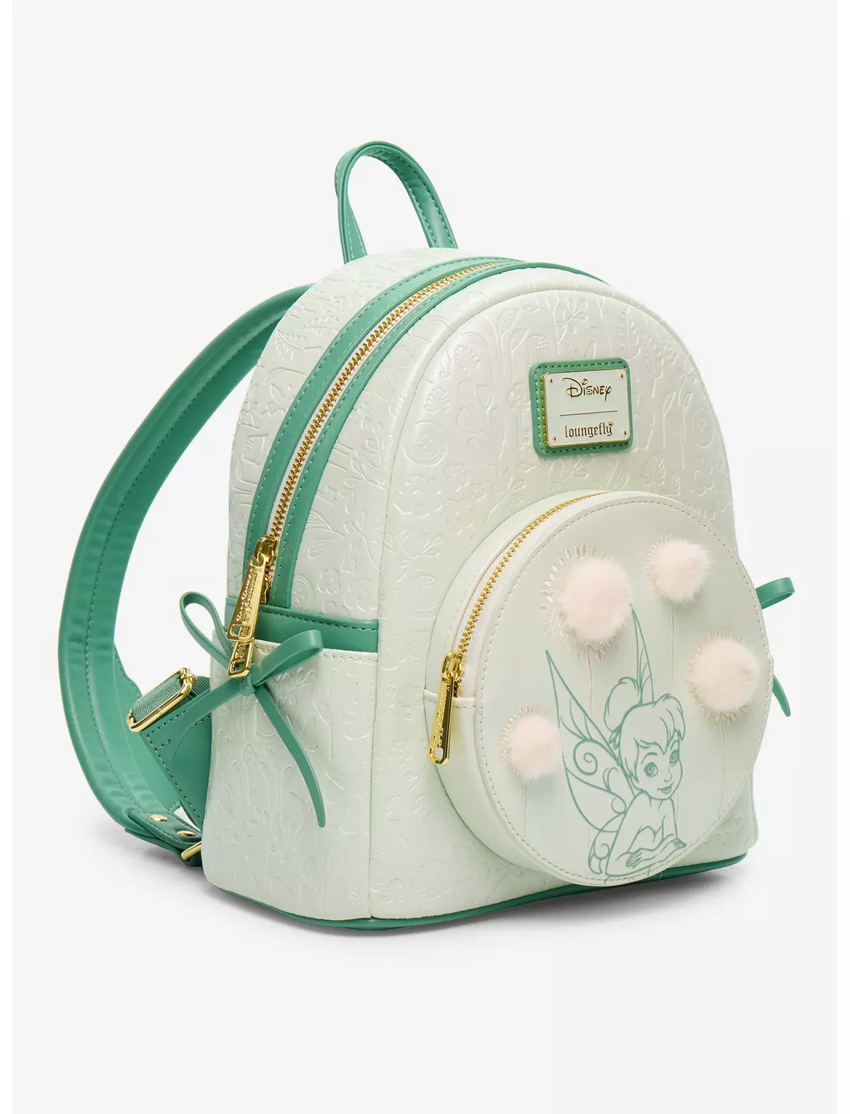 Loungefly Disney Peter Pan Tinker Bell Dandelion Pom Pom Mini Backpack - BoxLunch Exclusive