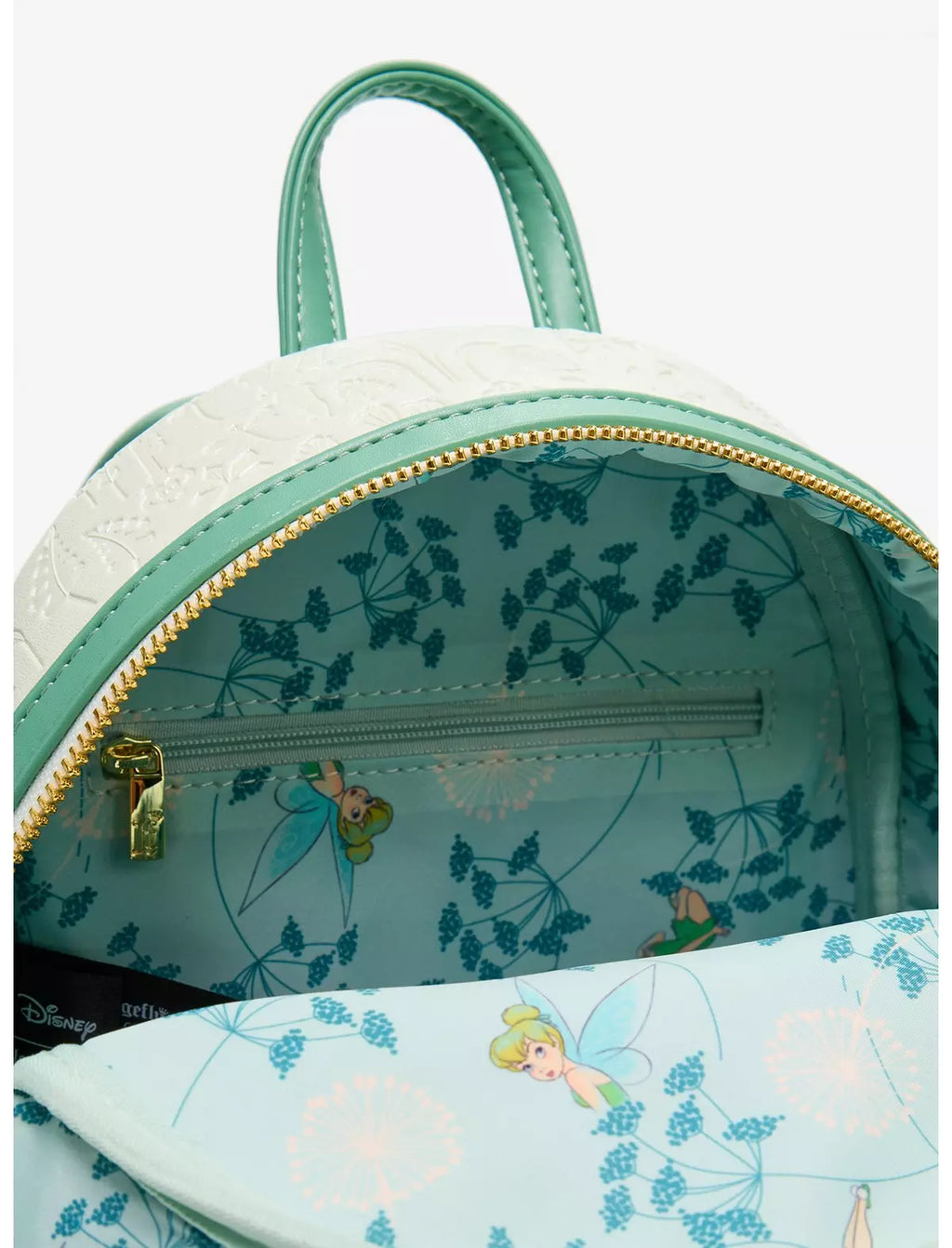 Loungefly Disney Peter Pan Tinker Bell Dandelion Pom Pom Mini Backpack - BoxLunch Exclusive