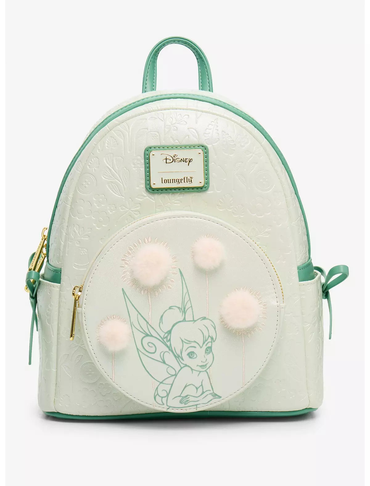 Loungefly Disney Peter Pan Tinker Bell Dandelion Pom Pom Mini Backpack - BoxLunch Exclusive