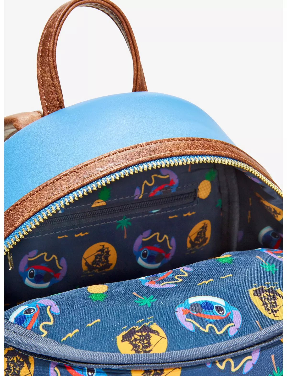 Loungefly Disney Lilo & Stitch Pirate Stitch Figural Mini Backpack - BoxLunch Exclusive