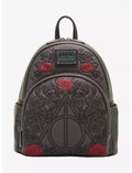 Harry Potter - Reliques de la Mort fleuries - Mini sac à dos Loungefly - Exclusivité BoxLunch