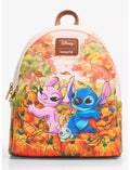 Loungefly Disney Stitch & Angel Pumpkin Patch Mini Backpack