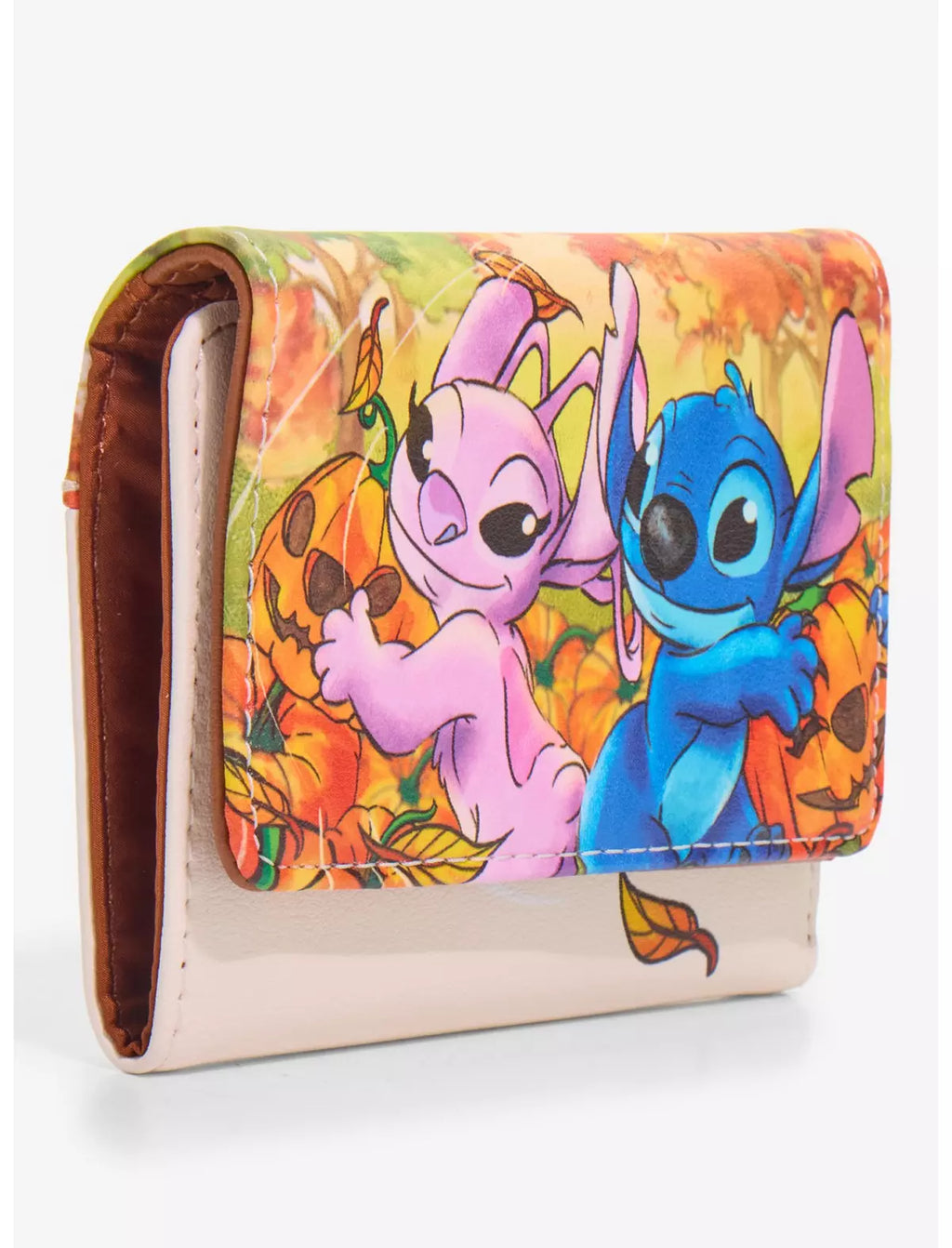 Loungefly Disney Stitch & Angel Pumpkin Patch Mini Wallet