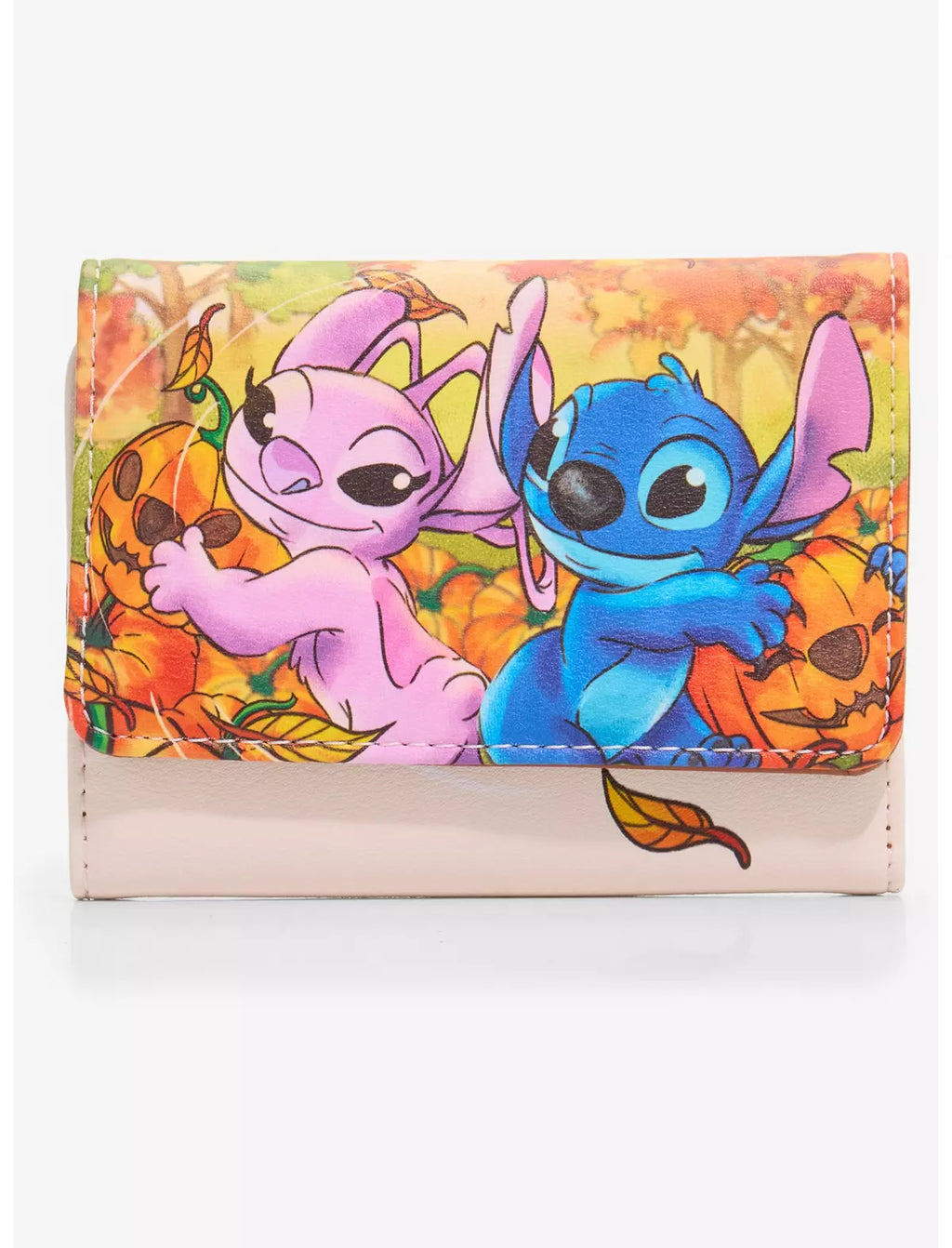Loungefly Disney Stitch & Angel Pumpkin Patch Mini Wallet