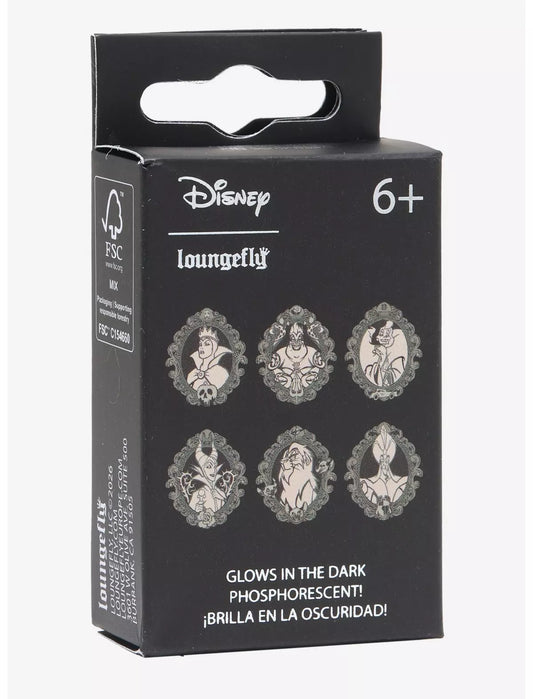Loungefly Disney Villains Cameos Glow-in-the-Dark Blind Box Enamel Pin - BoxLunch Exclusive