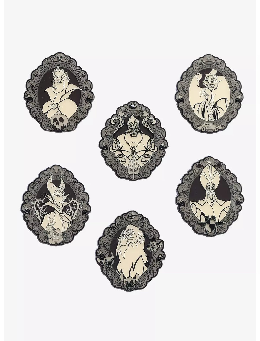 Loungefly Disney Villains Cameos Glow-in-the-Dark Blind Box Enamel Pin - BoxLunch Exclusive