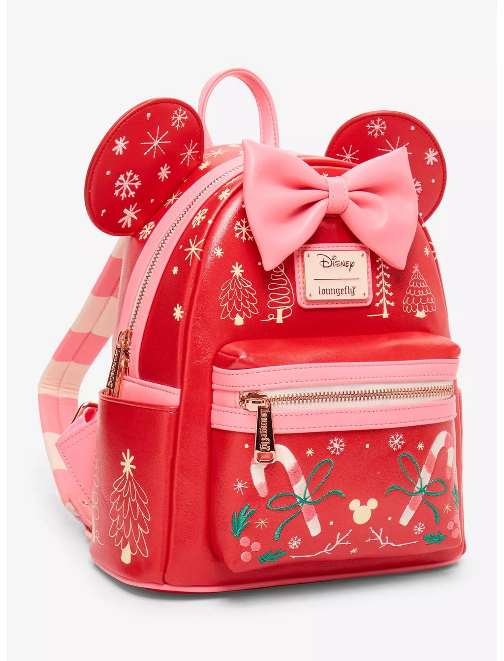 Disney Minnie Mouse - Mini sac à dos sucre d’orge Loungefly - Exclusivité BoxLunch