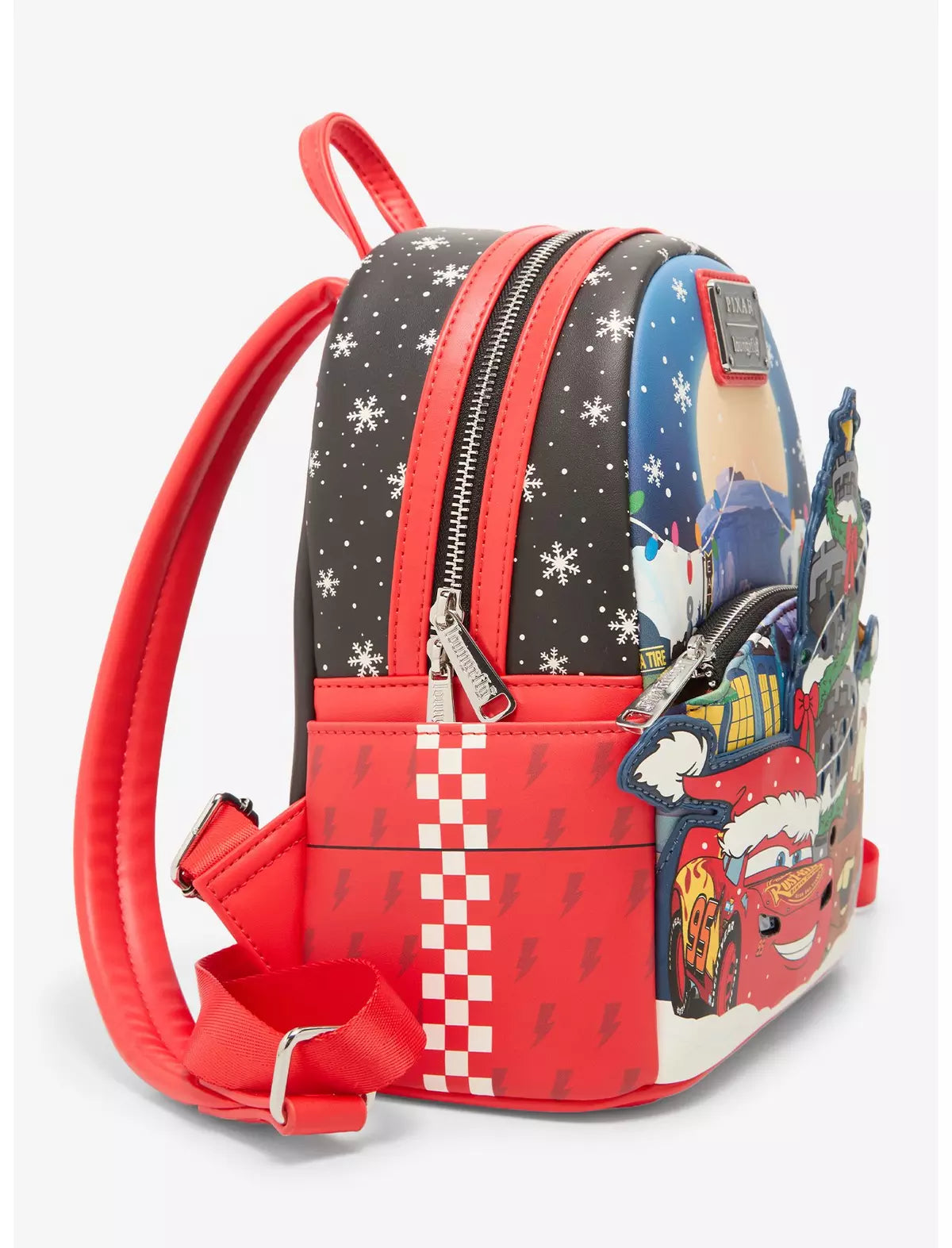 Loungefly Disney Pixar Cars Holiday Light-Up Mini Backpack - BoxLunch Exclusive