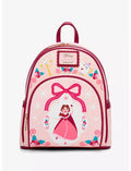 La Belle et la Bête : Un Noël enchanté – Belle – Mini sac à dos Loungefly | BoxLunch Exclusive
