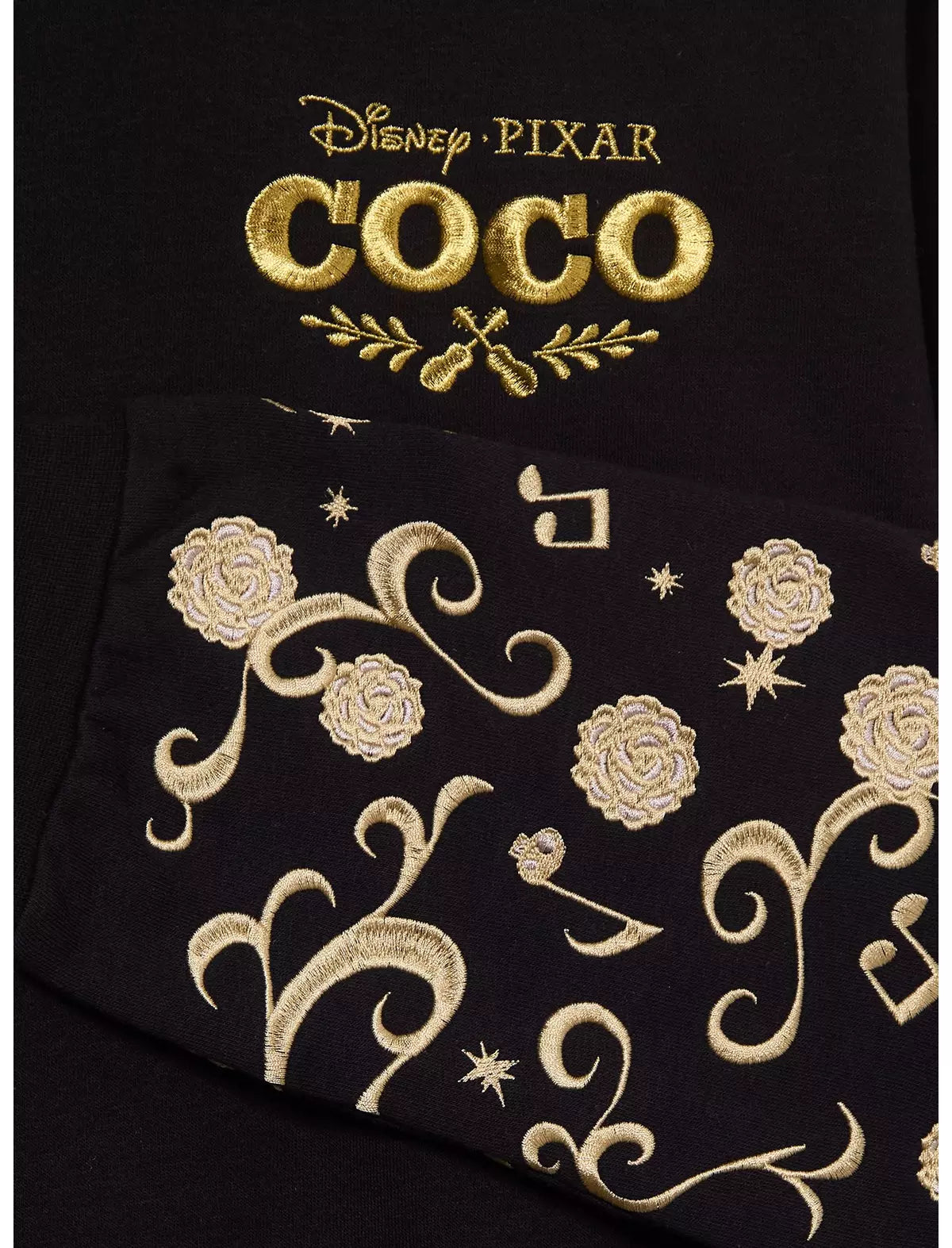 Disney Pixar Coco Embroidered Characters Crewneck - BoxLunch Exclusive