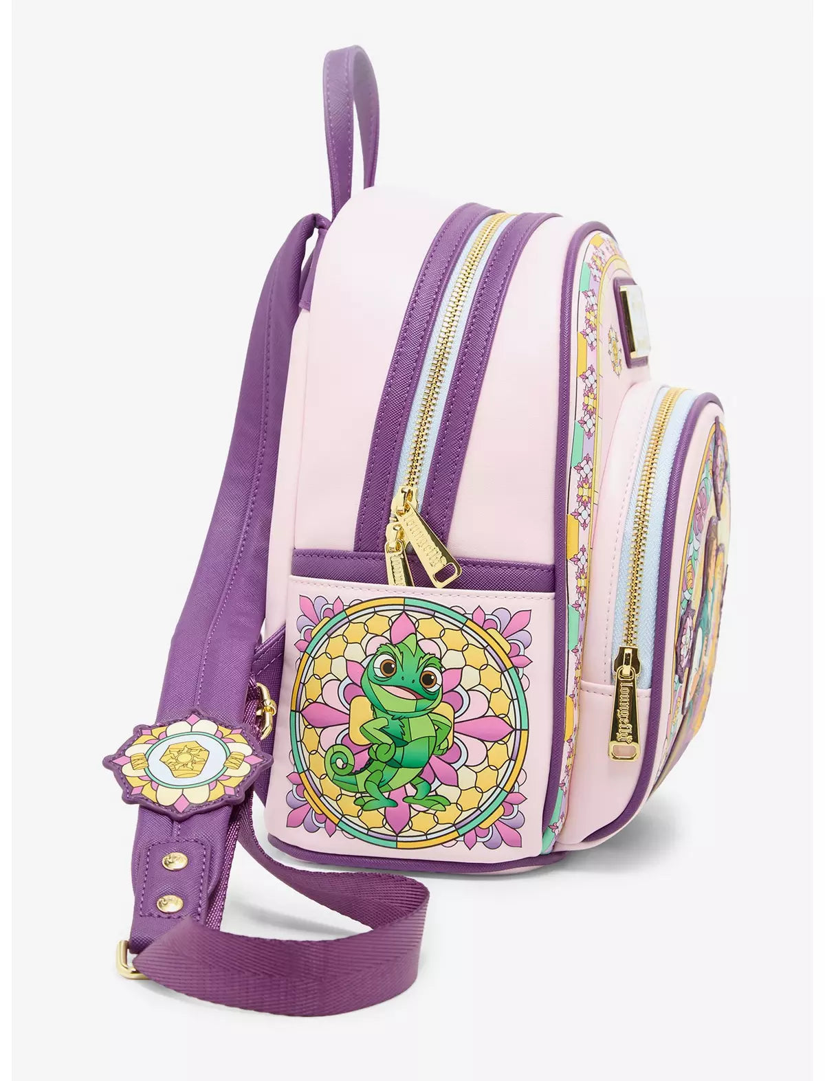Loungefly Disney Tangled Stained Glass Rapunzel and Flynn Mini Backpack – BoxLunch Exclusive