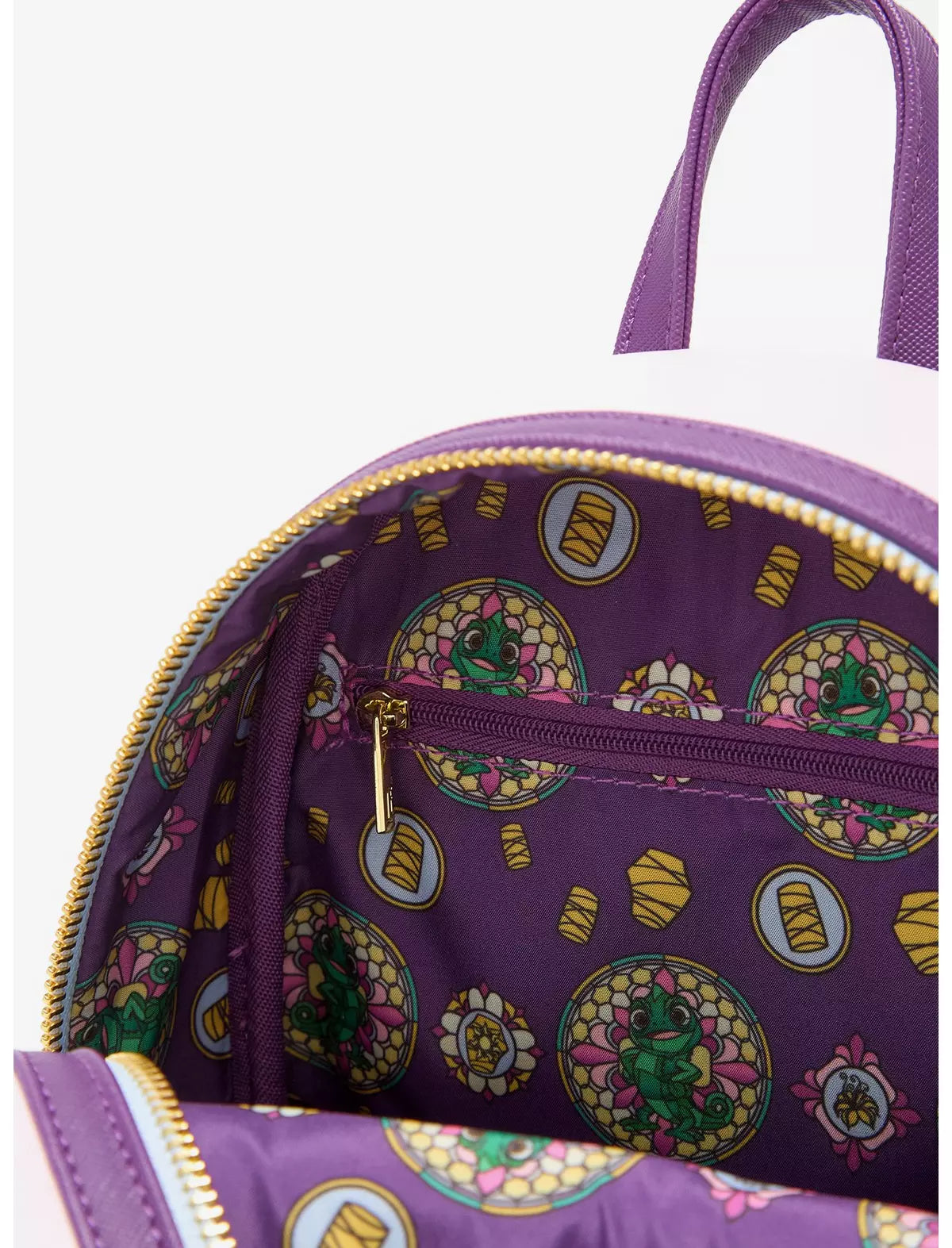 Loungefly Disney Tangled Stained Glass Rapunzel and Flynn Mini Backpack – BoxLunch Exclusive